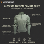 6-Pocket Tactical Combat Shirt – Dark Background 1:1