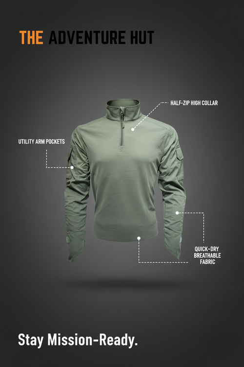 6-Pocket Tactical Combat Shirt – No Button