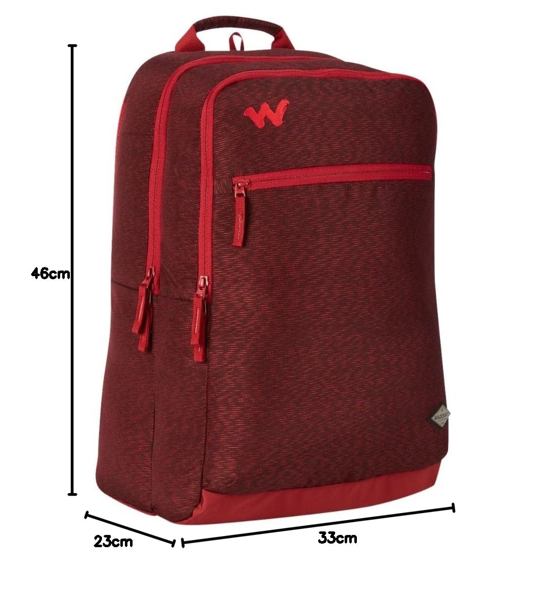 Wildcraft Evo 35L Backpack with Rain Cover (12960) (Burgundy) - The Adventure Hut