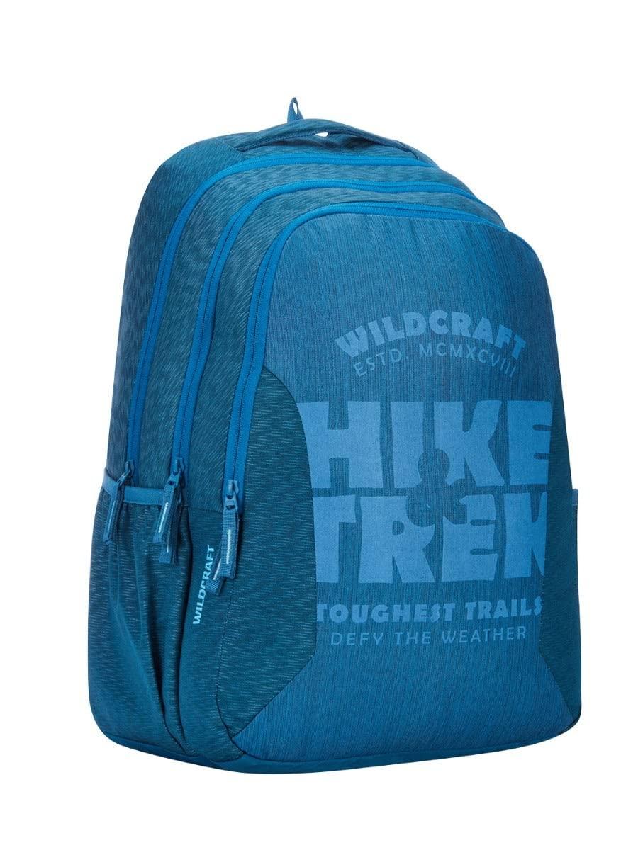 Wildcraft Blaze 45L Blue Backpack with Rain Cover(12953) (Blue) - The Adventure Hut