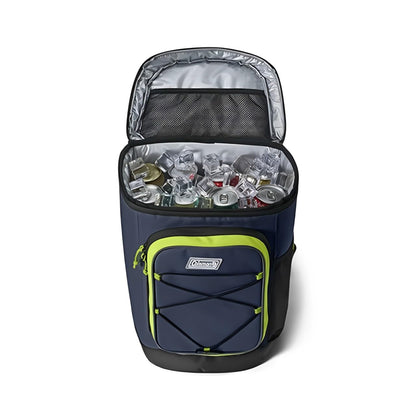 Coleman XPAND Soft Cooler Backpack 30Can Bag – Insulated and Leak-Proof, Keeps Cold Up to 24 Hours - The Adventure Hut