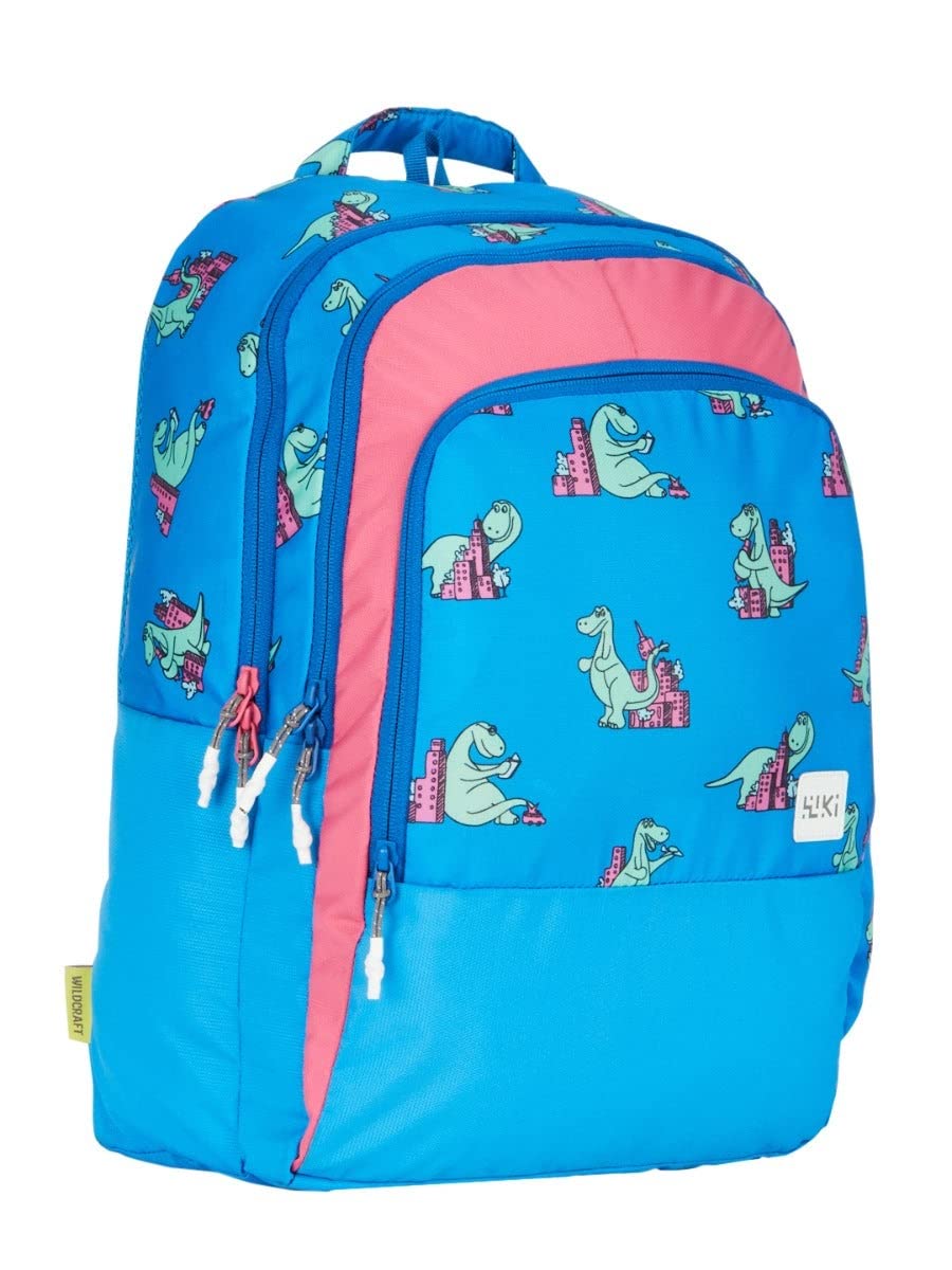 WIKI Champ 5 Dino Blue 24L Backpack (12990) (Dino Blue)