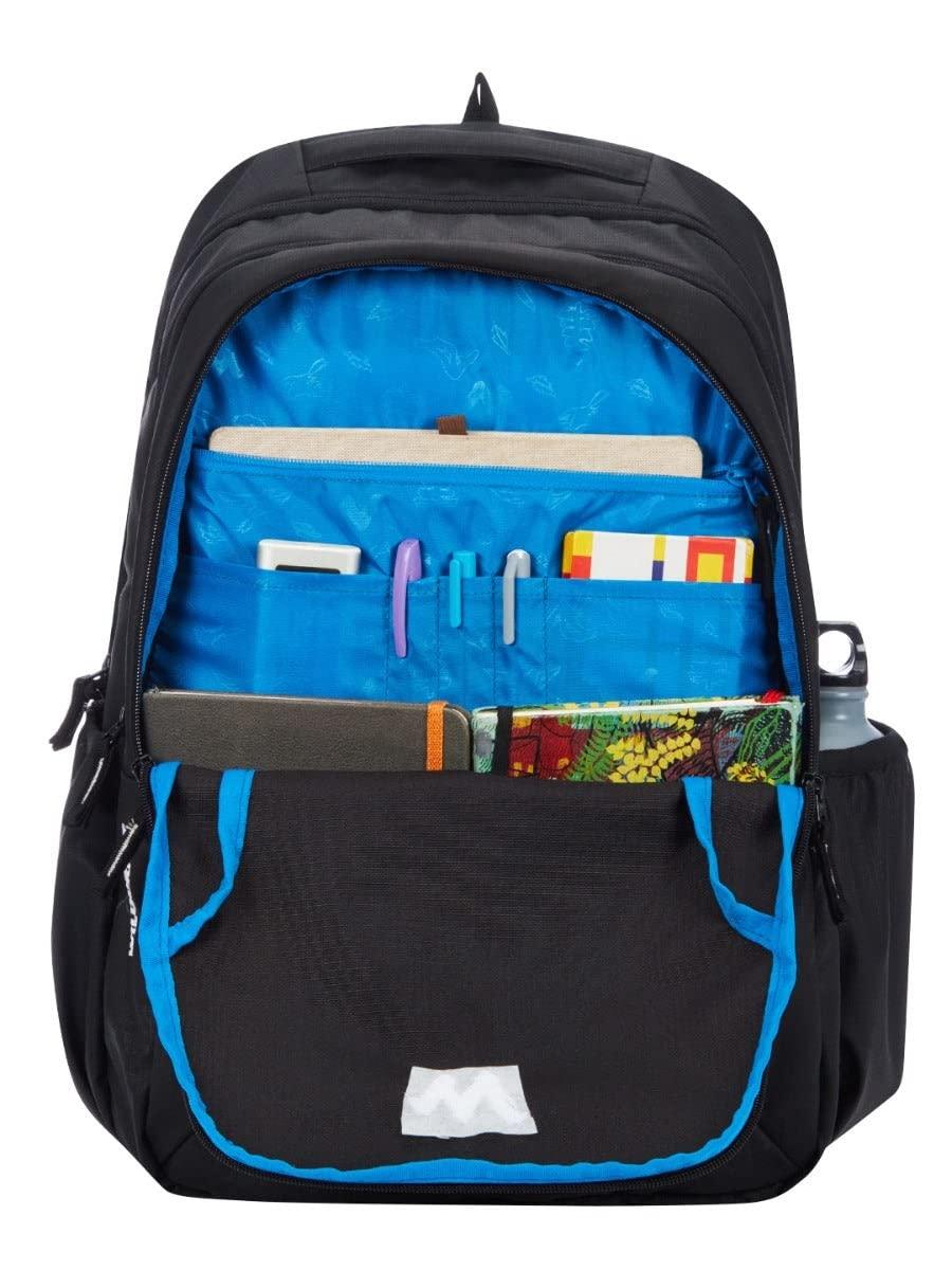 Wildcraft Blaze 45L Backpack with Rain Cover(12953) (Black Coated) - The Adventure Hut