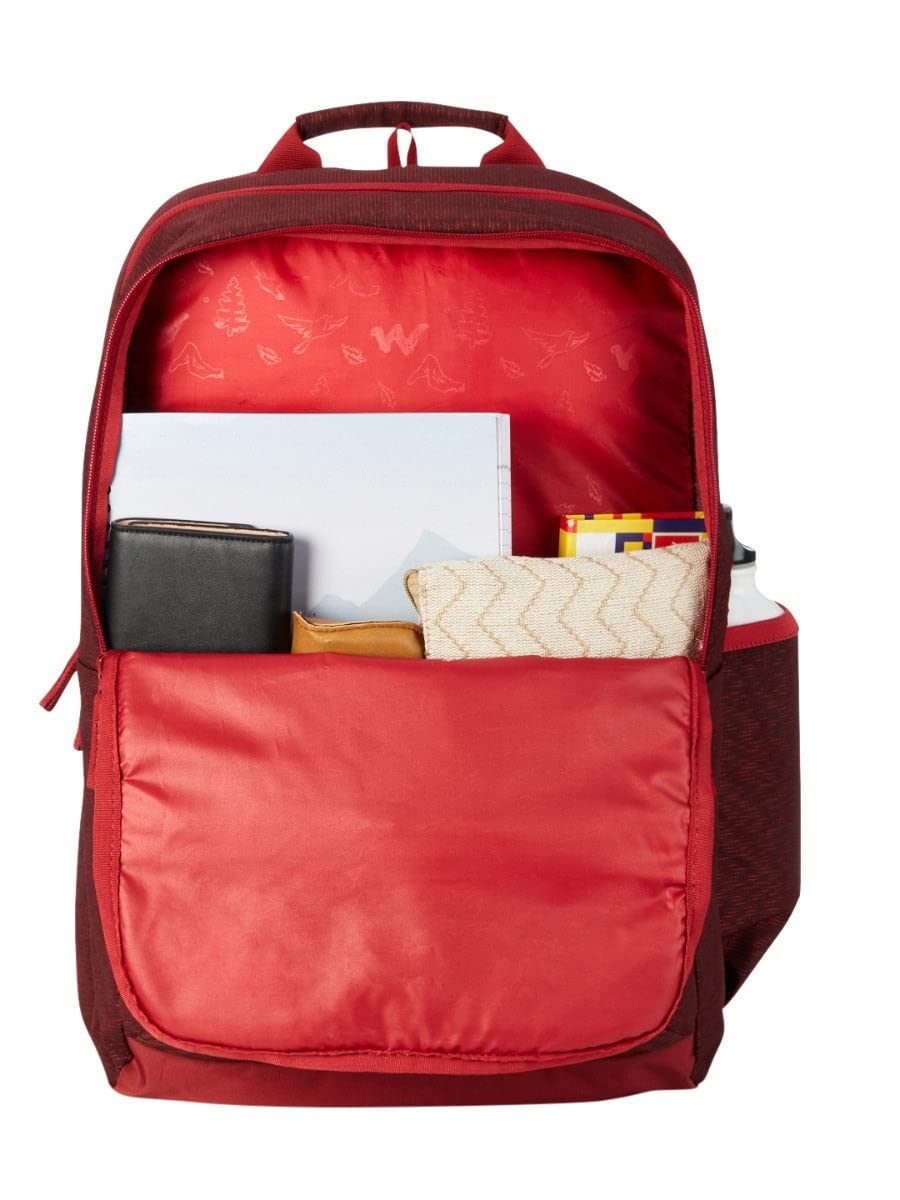 Wildcraft Evo 35L Backpack with Rain Cover (12960) (Burgundy) - The Adventure Hut