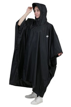 Poncho for Outdoor Rain Waterproof, Lightweight, Reusable & Packable (Black) - The Adventure Hut