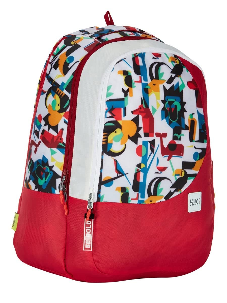 WIKI 1 Streak Orange Backpack(12968) (Fauna White) - The Adventure Hut