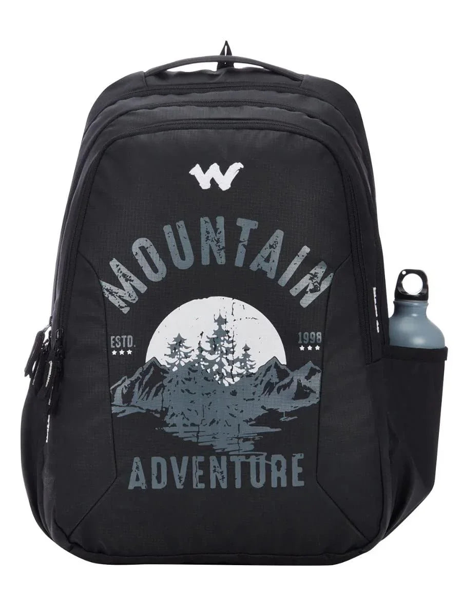 Wildcraft Blaze 45L Backpack with Rain Cover(12953) (Black Coated) - The Adventure Hut