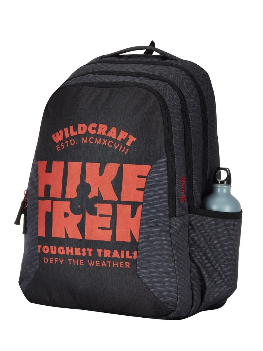 Wildcraft Blaze 45L Backpack with Rain Cover(12953) (Dark Grey RC) - The Adventure Hut