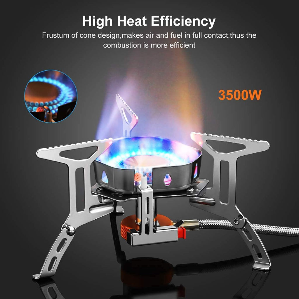 Portable Backpacking Stove Burner Lightweight for Indoor Outdoor - The Adventure Hut