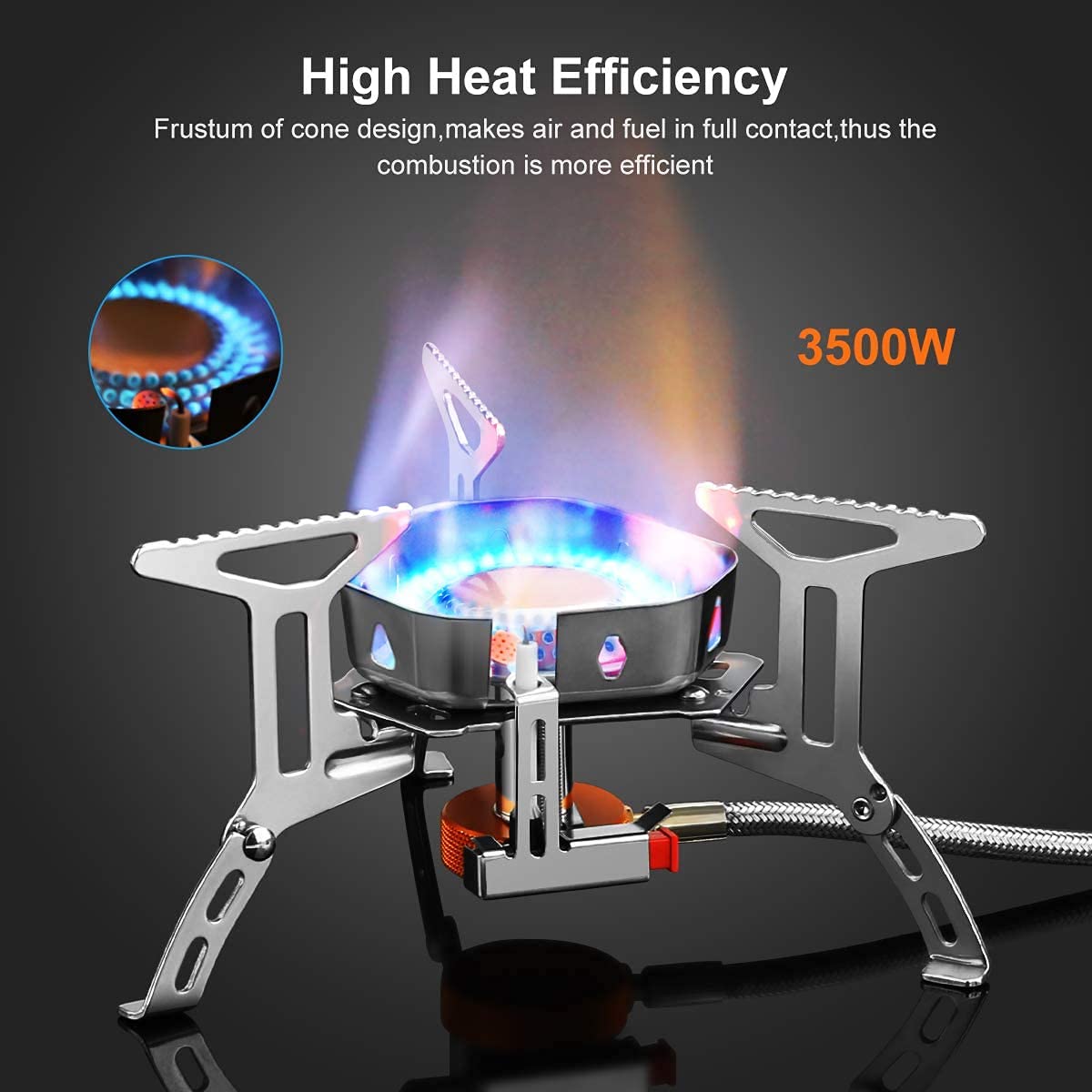 Portable Backpacking Stove Burner Lightweight for Indoor Outdoor - The Adventure Hut