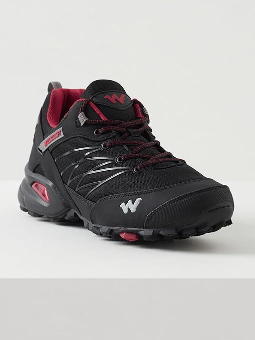 Men Hugo LA Hiking & Trekking Shoes - (52002-Black) - The Adventure Hut