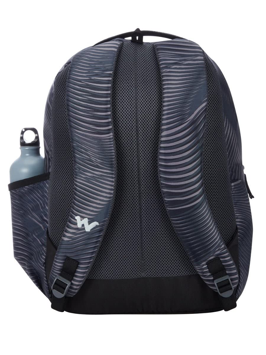 Wildcraft Bravo 35L Backpack with Rain Cover (12955) (Black) - The Adventure Hut
