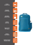 Wildcraft Evo 35L Backpack with Rain Cover (12960) (Blue) - The Adventure Hut