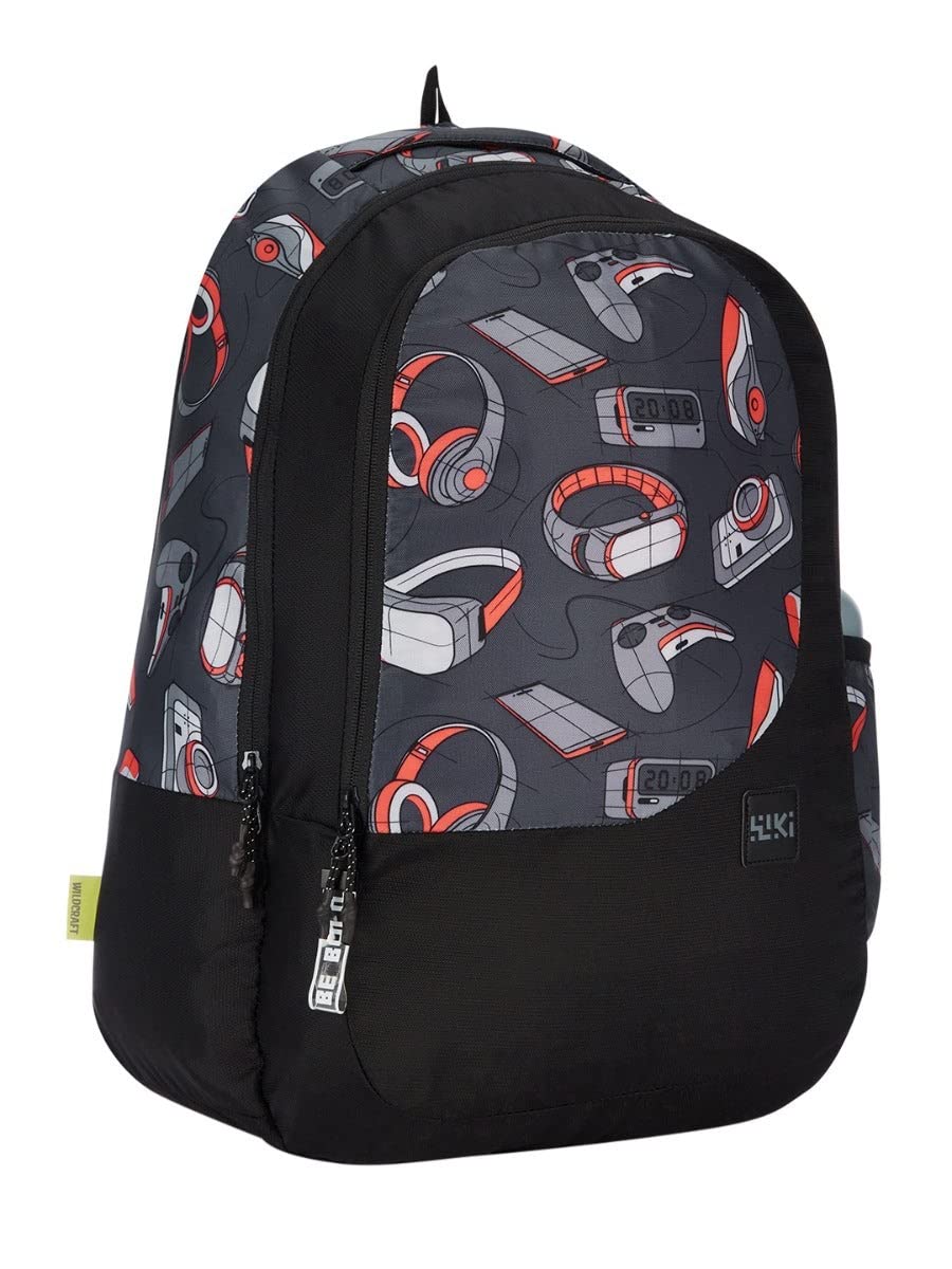 WIKI 1 Streak Orange Backpack(12968) (Gadget Black)