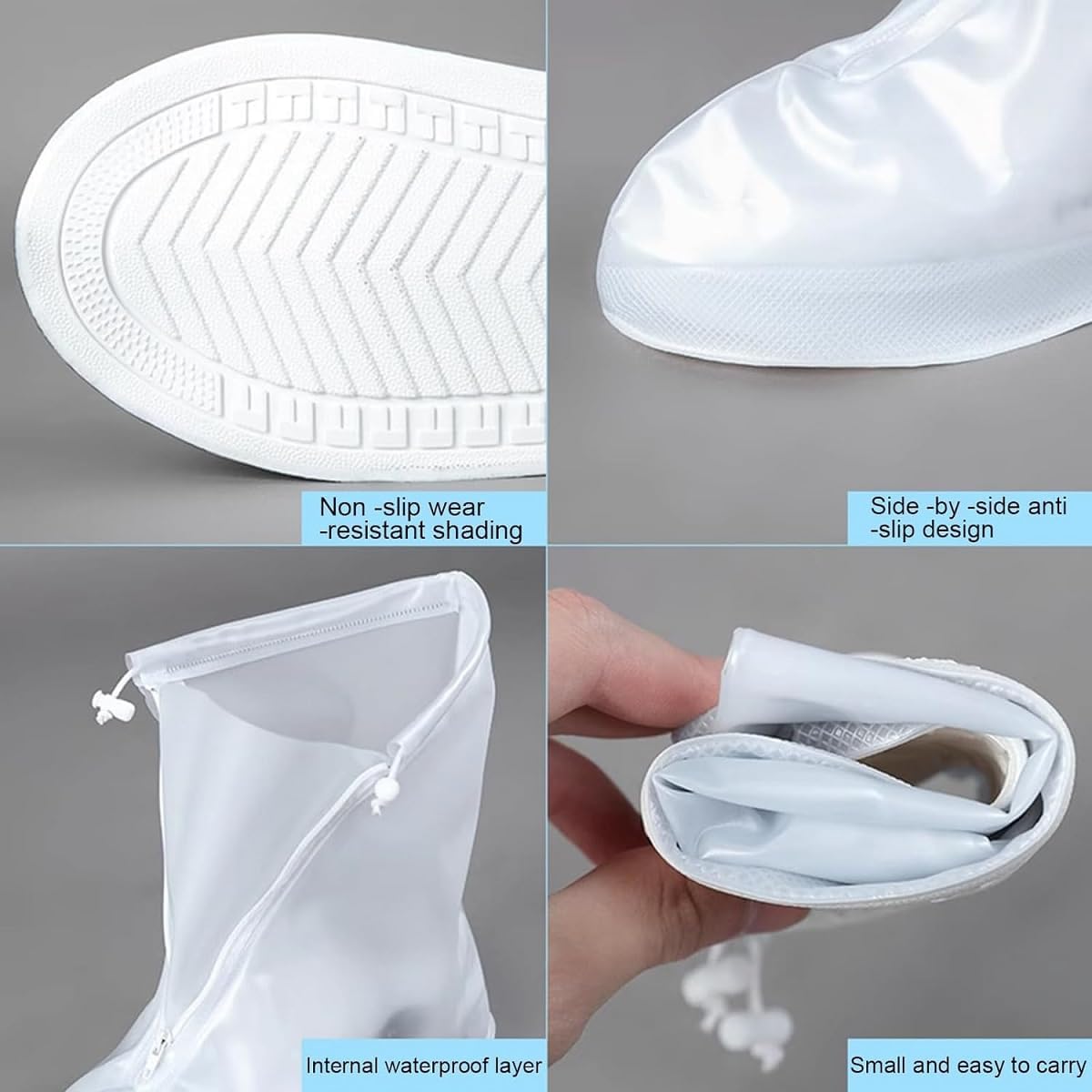 Waterproof Shoe Covers – Non-Slip, Reusable Rain Protectors for Men & Women