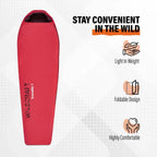 Wildcraft Travelite 5 Lightweight Sleeping Bag for Camping, Hiking & Outdoor Adventures | Compact, Water-Resistant - The Adventure Hut