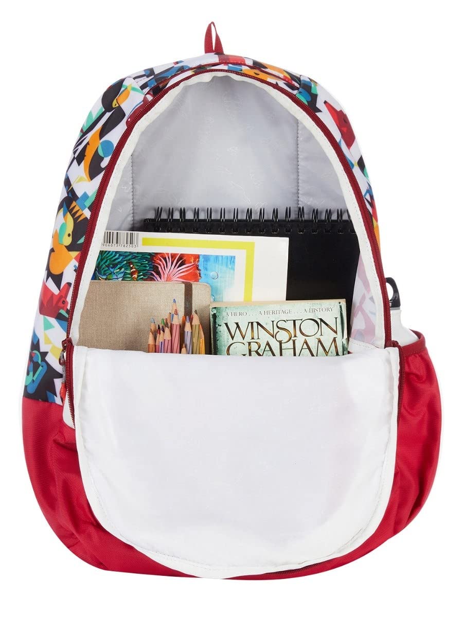 WIKI 1 Streak Orange Backpack(12968) (Fauna White) - The Adventure Hut