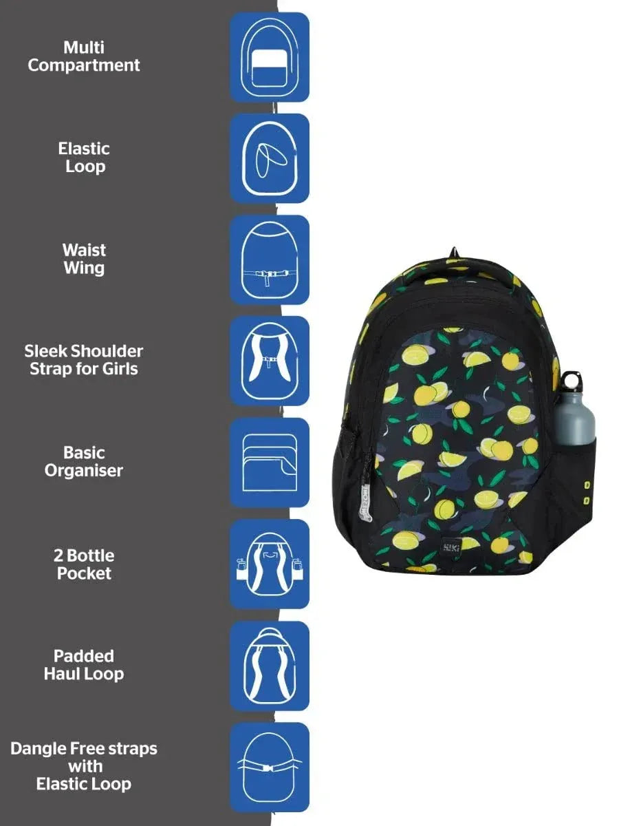 WIKI Girl 3 Citrus Black 29.5L Backpack (12983) (Citrus Black) - The Adventure Hut