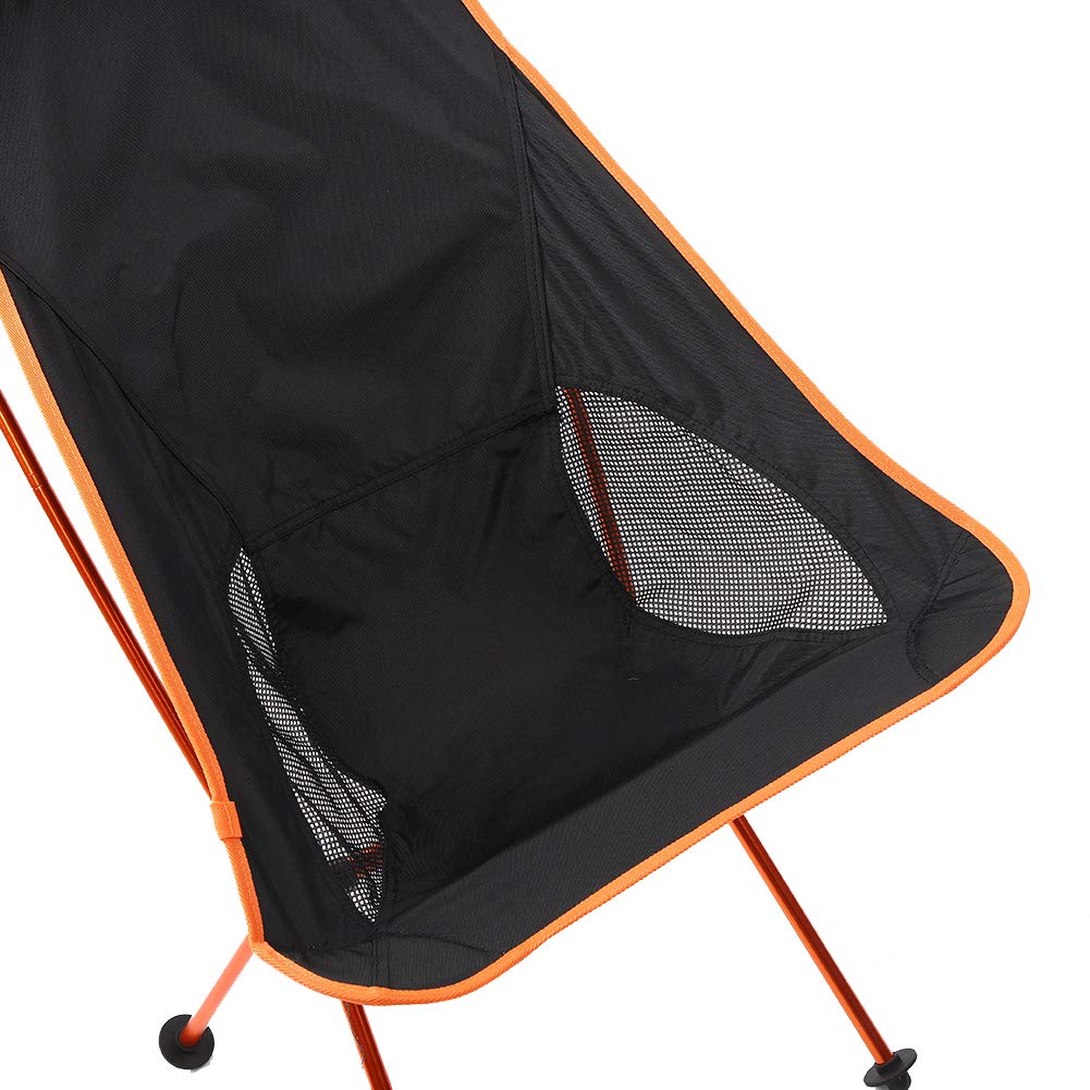 Portable High Back Camping Chair with Headrest – Lightweight, Foldable, Compact Outdoor Chair with Carry Bag for Camping, Hiking, Fishing, Travel