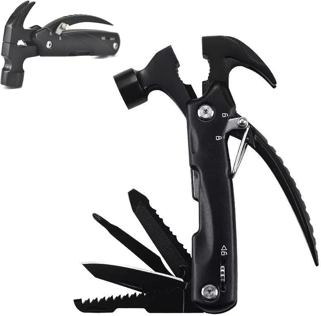 Multi Tool Hammer 12 in 1 - Black Premium - The Adventure Hut