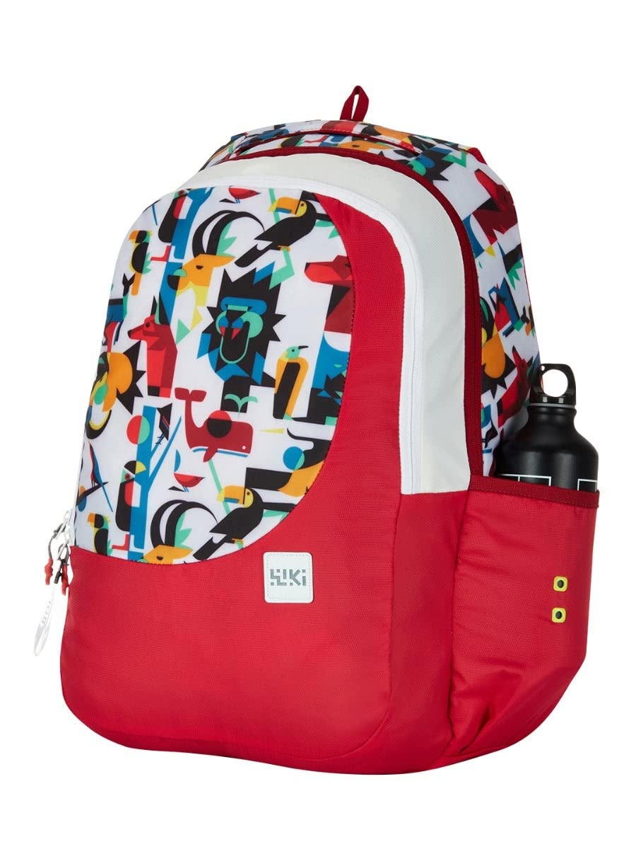 WIKI 1 Streak Orange Backpack(12968) (Fauna White) - The Adventure Hut