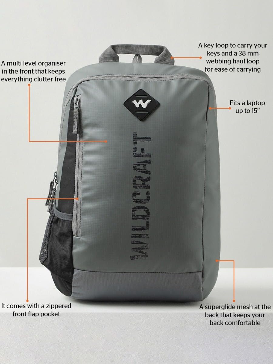 Wildcraft Streak 24 Laptop Backpack (15 Inch)(13186)