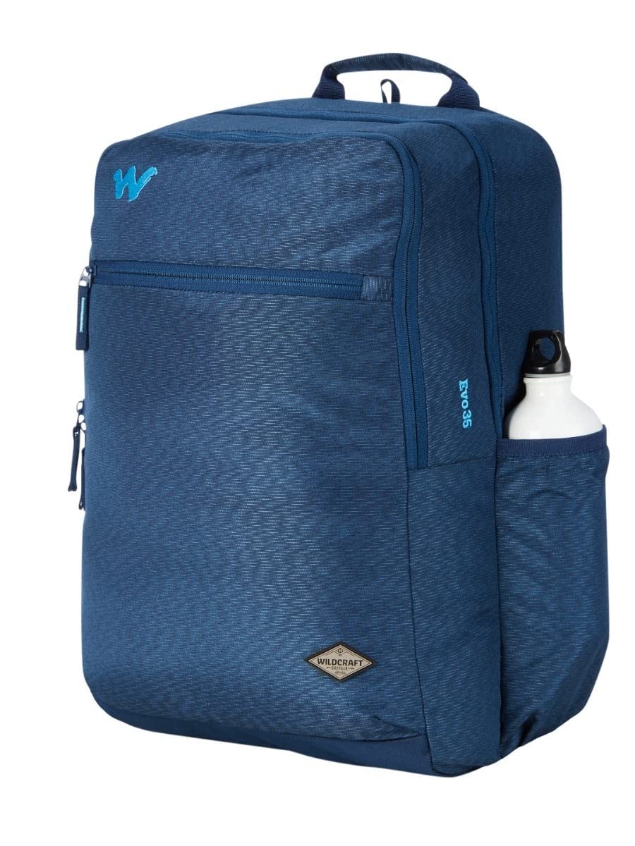 Wildcraft Evo 35L Backpack with Rain Cover (12960) (Navy Coated)