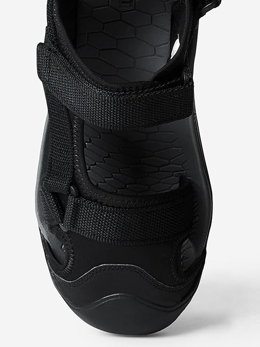 Men Terrano Lite Open Toe Sandal - Black (52004) - The Adventure Hut