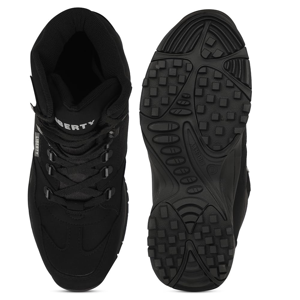 Liberty Freedom EVEREST-Black Safety Shoes for Men with EVA Sole | Comfortable & Durable - The Adventure Hut