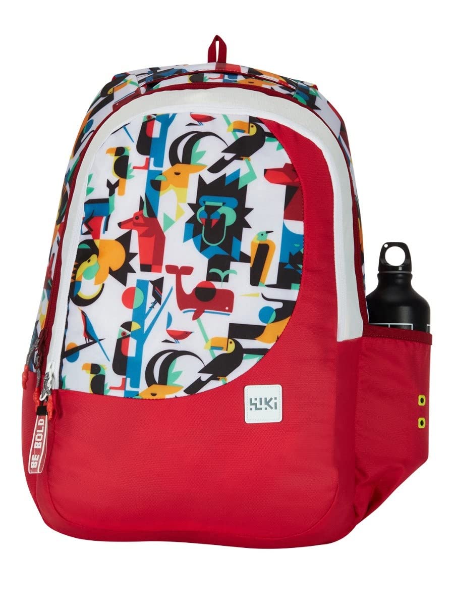WIKI 1 Streak Orange Backpack(12968) (Fauna White) - The Adventure Hut