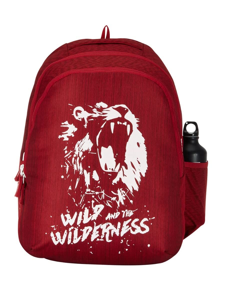 Wildcraft Blaze 35L Backpack with Rain Cover(12951) (Red) - The Adventure Hut