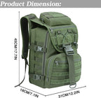 Military Tactical Backpack for Men Women 35L Hiking Trekking Rucksack 3 Day Molle Assault Pack [Tactical-05]