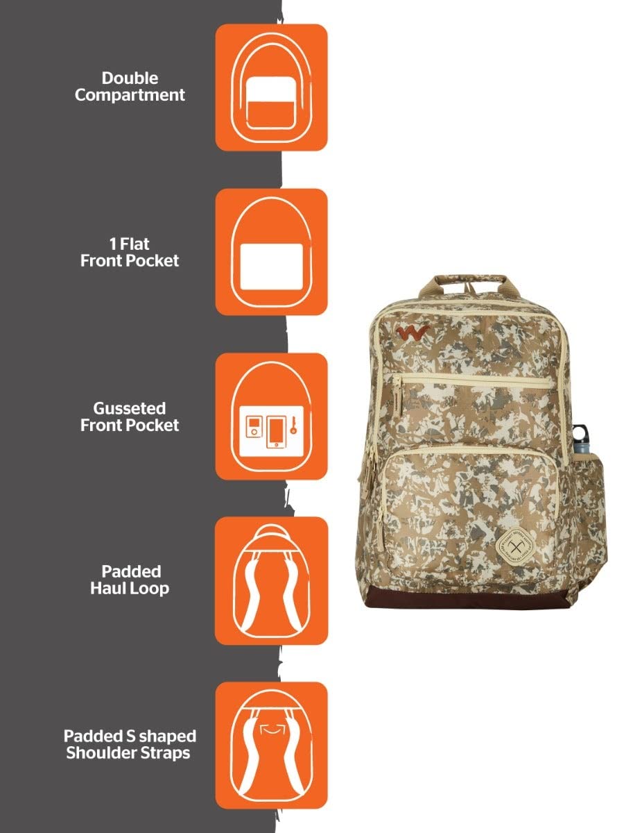Wildcraft Evo 42L Backpack (12961) (Desert Camo 3) - The Adventure Hut