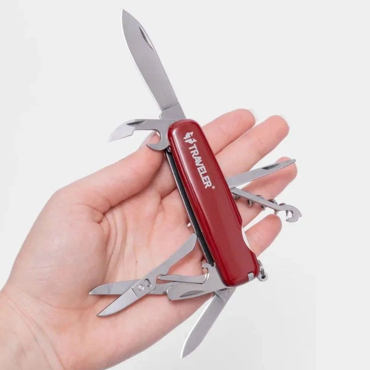 Traveller Multitool Folding Pocket Tool | Stainless Steel | Camping, Hiking & Everyday Carry | The Adventure Hut