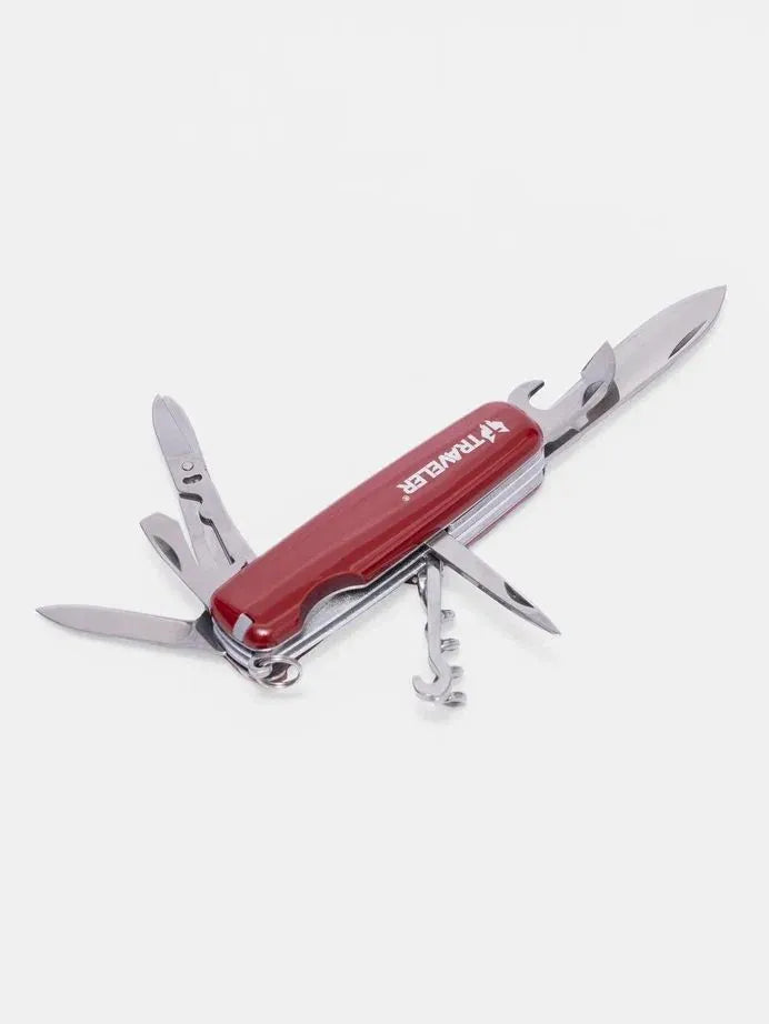 Traveller Multitool Folding Pocket Tool | Stainless Steel | Camping, Hiking & Everyday Carry | The Adventure Hut