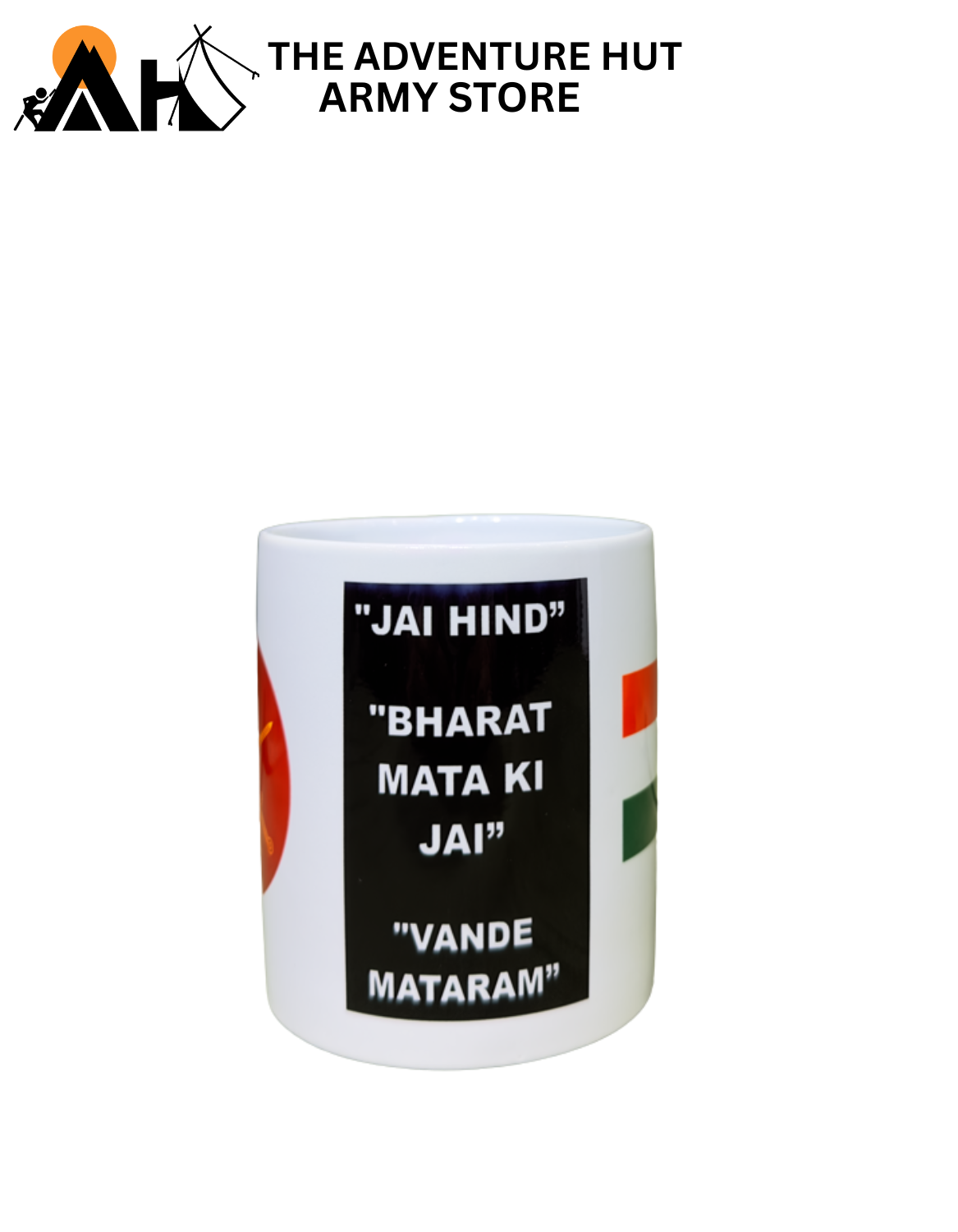 Indian Army & NCC Printed Coffee Mug | Patriotic Ceramic Cup – The Adventure Hut Army Store( IA WHT04 )
