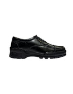 DMS Cut Police Commando Shoes – Black Tactical Leather Army Footwear - The Adventure Hut