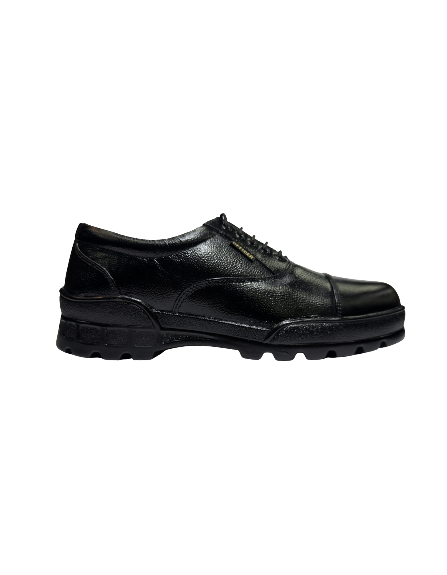 DMS Cut Police Commando Shoes – Black Tactical Leather Army Footwear