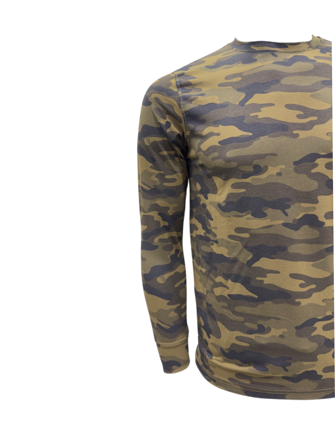 Adventure Hut Camouflage Brown Full Sleeve T-Shirt – Tactical Cotton Stretch Wear