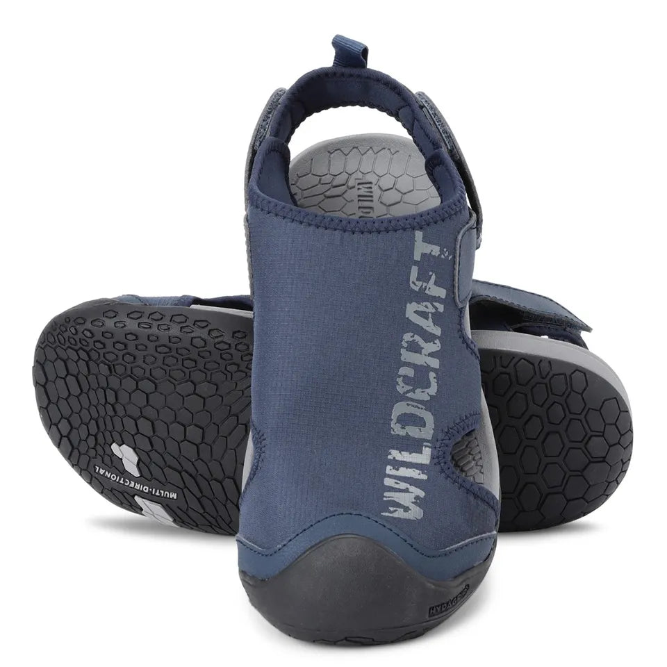 Mens Terrano Outdoor Closed Toe Sandals (51838-Navy) - The Adventure Hut