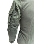 Adventure Hut 6 pocket Tactical Combat Shirt – Olive Green (Military Half-Zip, Arm Pockets) - The Adventure Hut