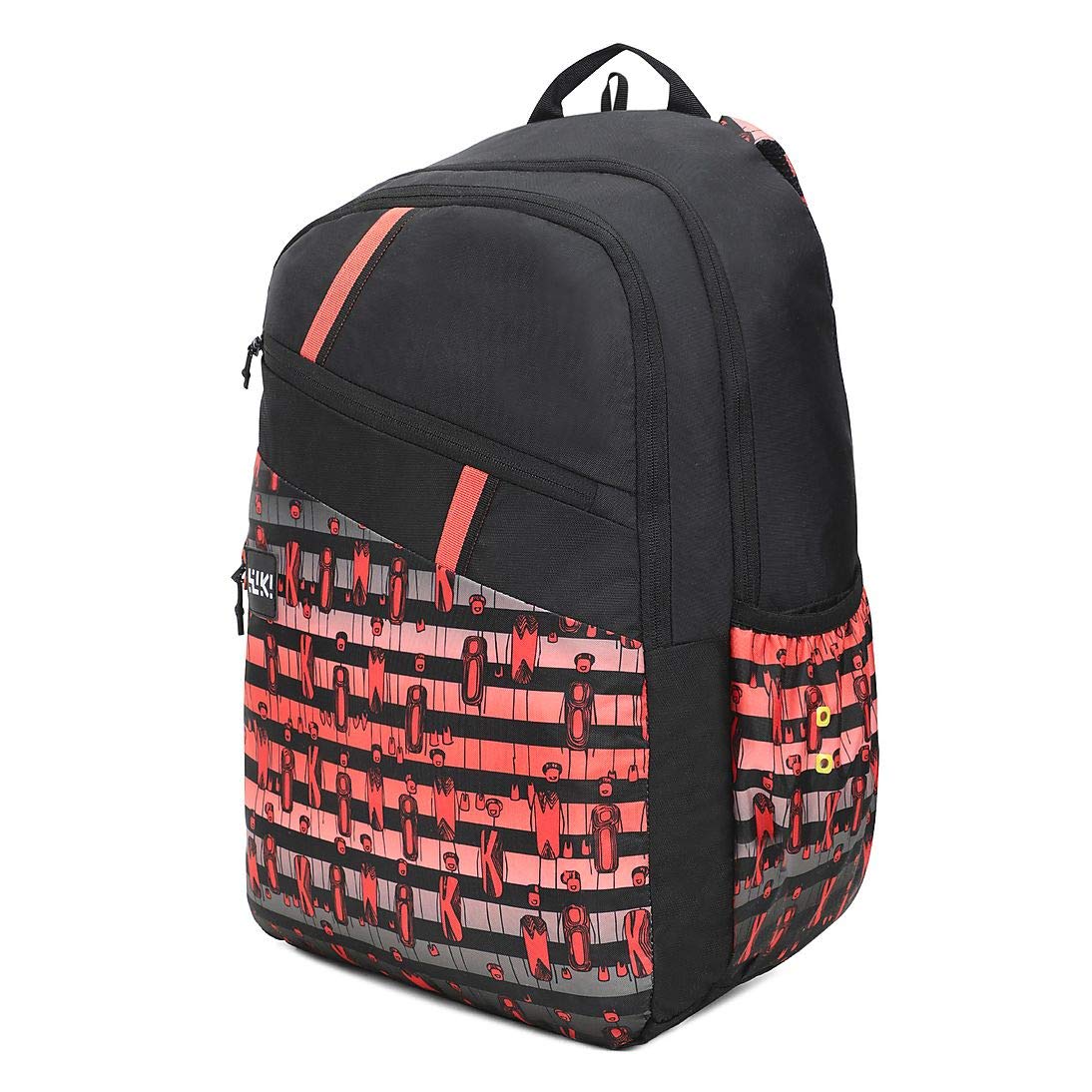 Wildcraft Wiki 4 Character Standard Backpack Black (11962 Black), 31 Litre - The Adventure Hut