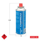 CAMPINGAZ Aluminum Butane Gas Canister for Camping (6.9 x 18 cm) - The Adventure Hut