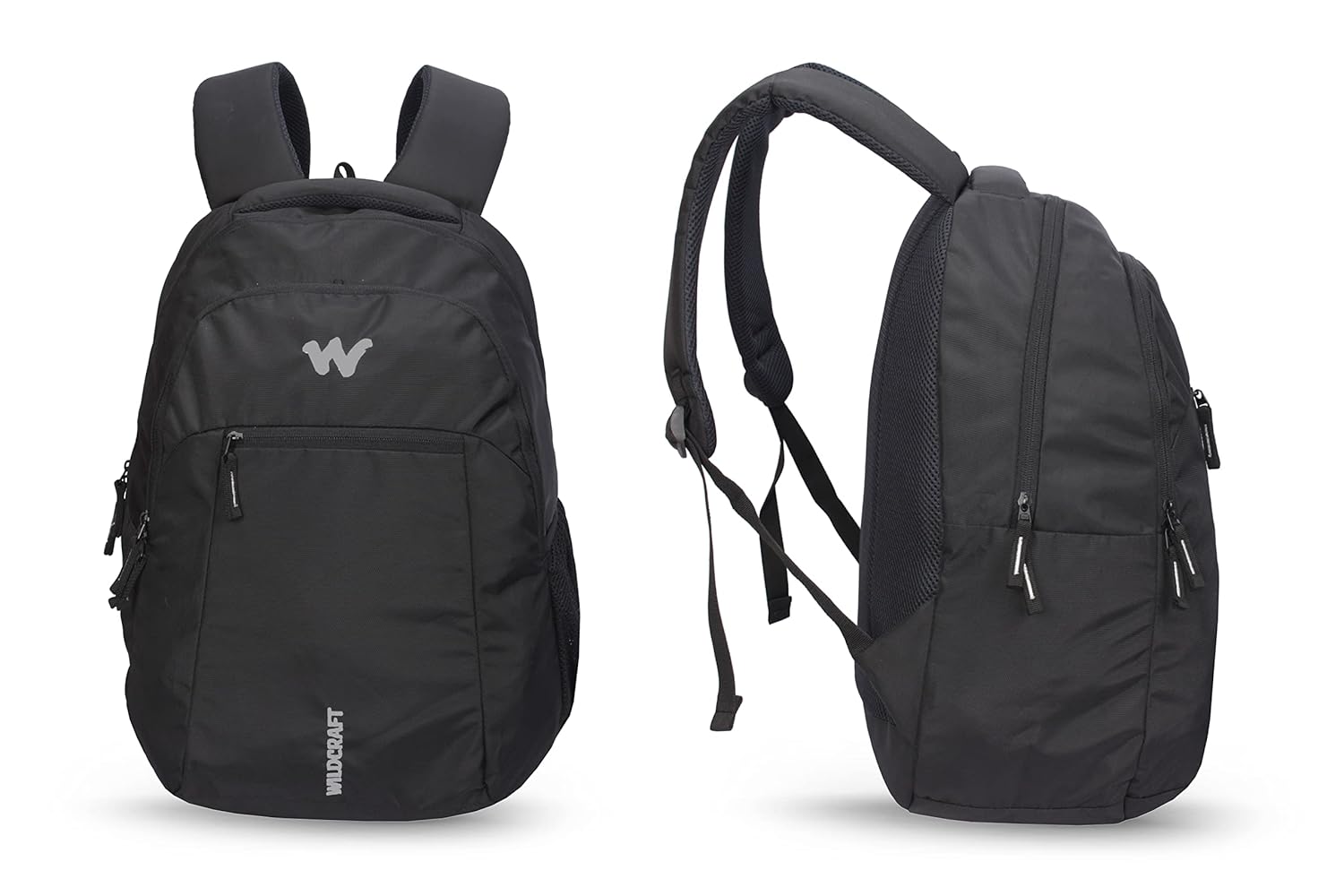 Wildcraft 28Ltrs laptop Casual Backpack (20006-BLACK) - The Adventure Hut