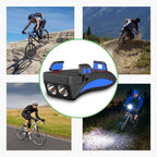 2000mAh 4 in 1 Bicycle Front Lights USB Bike Horn Phone Holder Power bank | THE ADVENTURE HUT