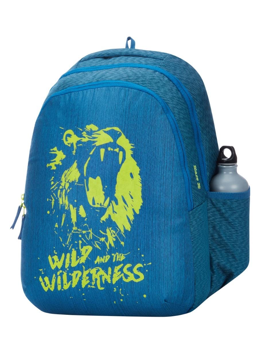 Wildcraft Blaze 35L Backpack with Rain Cover(12951) (Blue) - The Adventure Hut