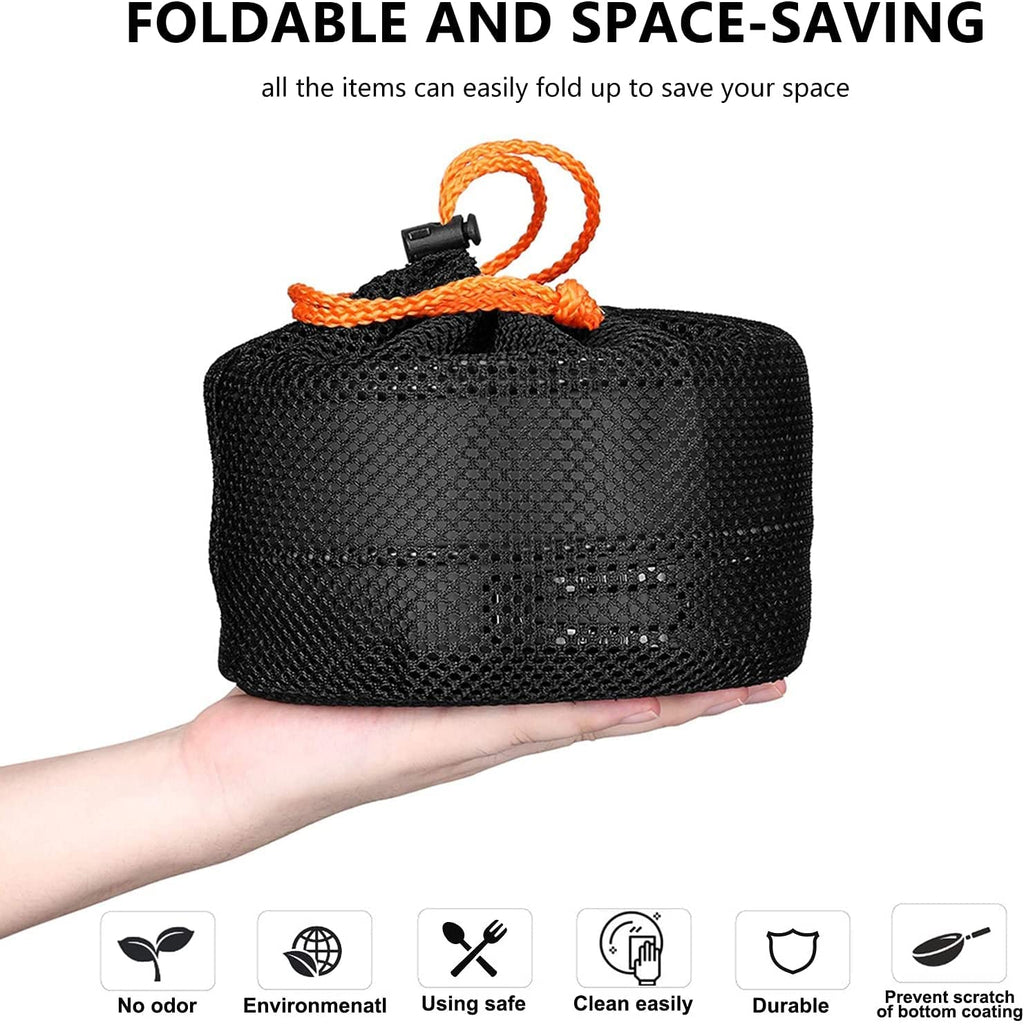 Camping for Outdoor Kit,Cooking Equipment| Lightweight, Compact, Durable(for 1-2 Person) (DS-308)
