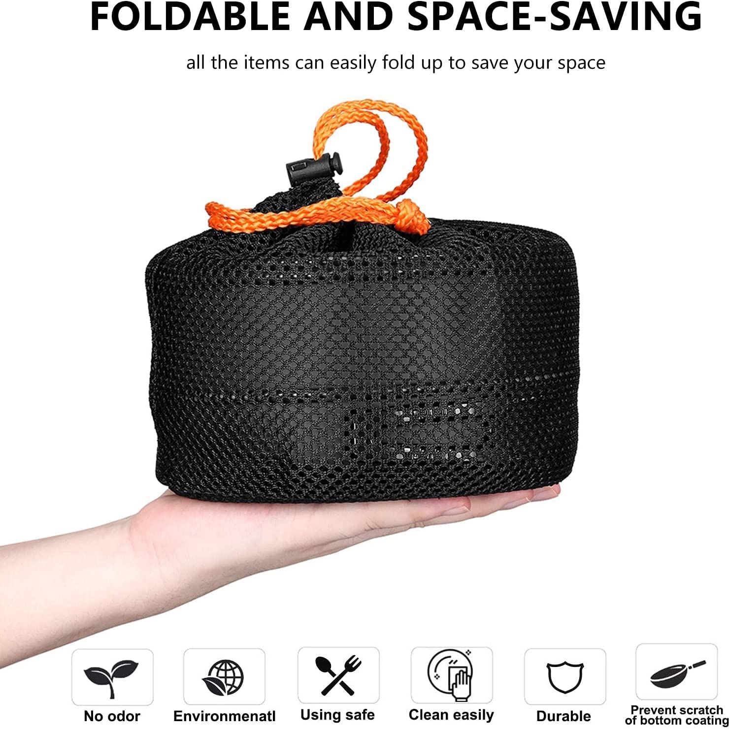 Camping for Outdoor Kit,Cooking Equipment| Lightweight, Compact, Durable(for 1-2 Person) (DS-308)