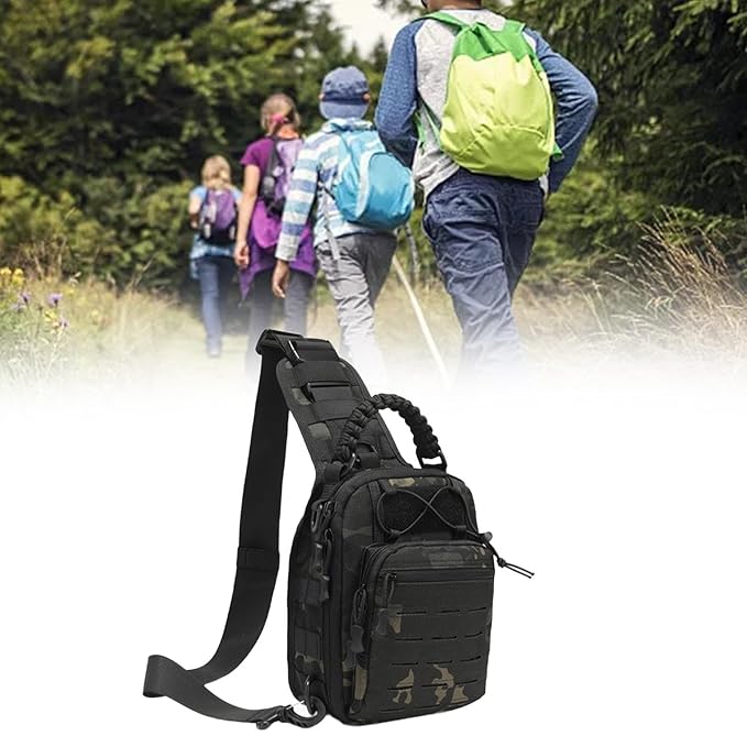 Tactical Military Crossbody Chest Pack with MOLLE | Adventure Hut