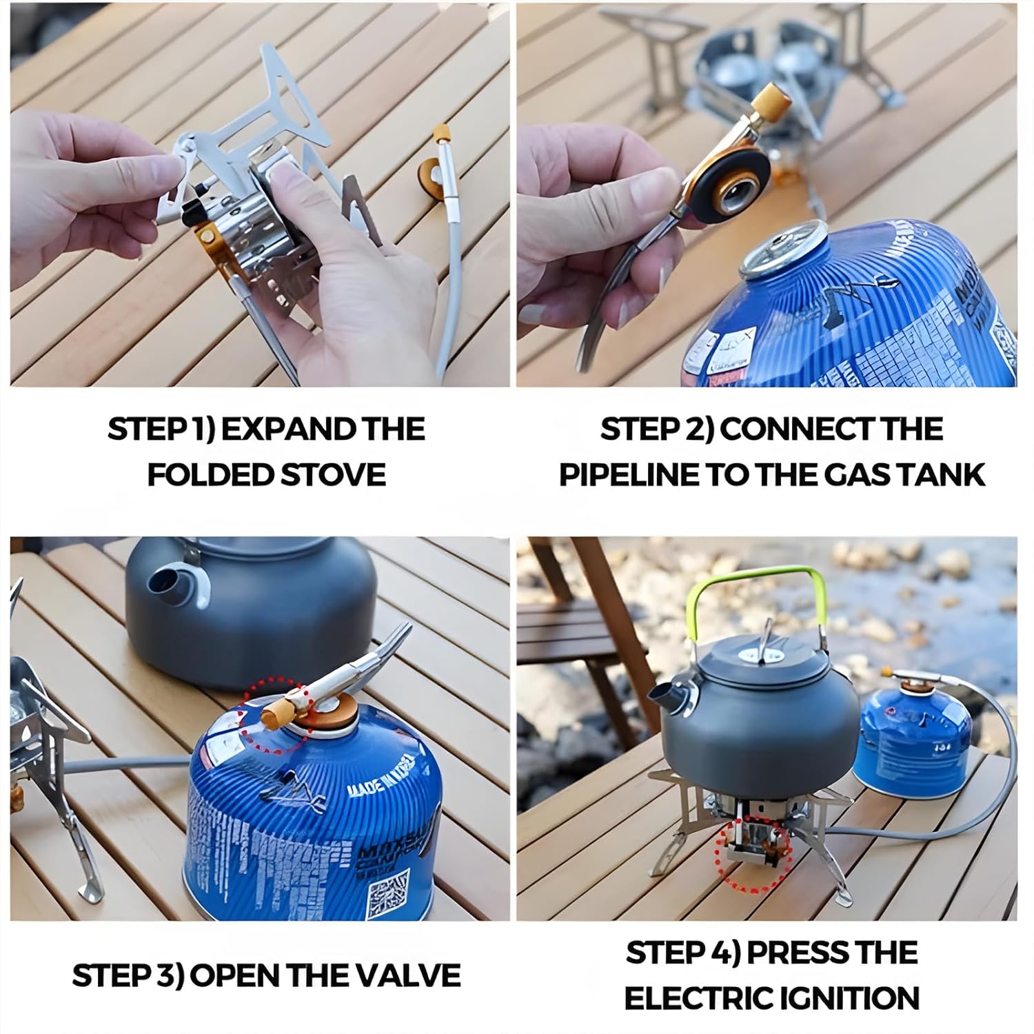 Portable Collapsible Camp Stove for Outdoor - The Adventure Hut